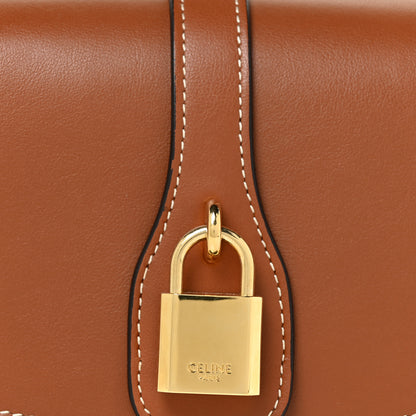 Celine Smooth Calfskin Tabou Clutch On Strap Tan 7 of 9