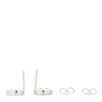 Gucci Sterling Silver Interlocking GG Stud Earrings 3 of 4