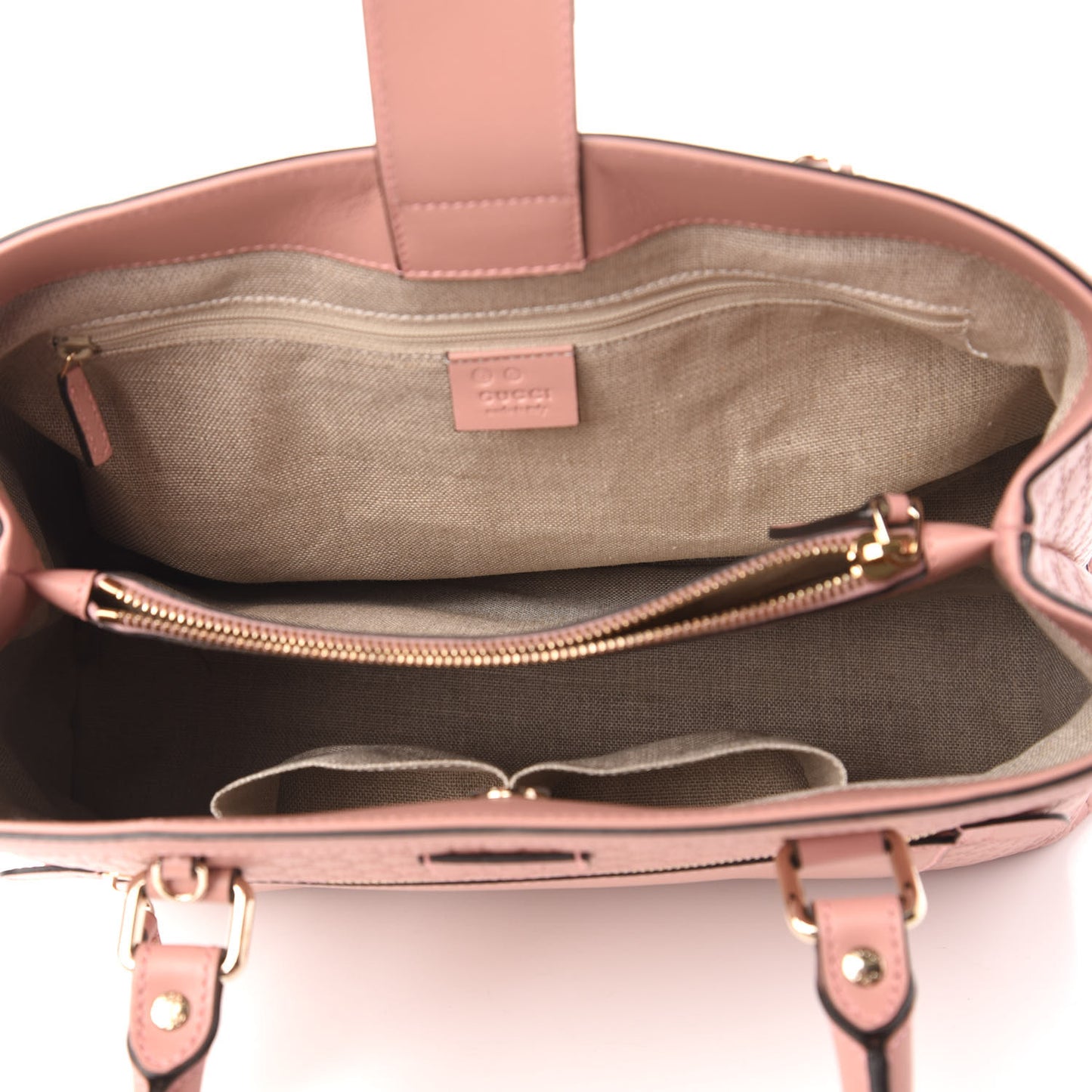 Soft Microguccissima Medium Tote Soft Pink