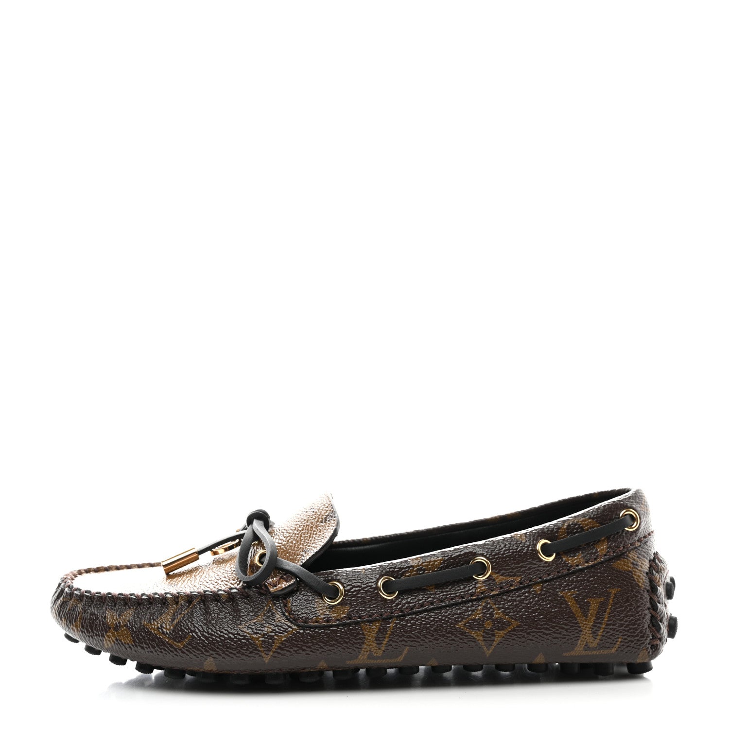Louis Vuitton Patent Reverse Monogram Gloria Loafers 36 1 of 7