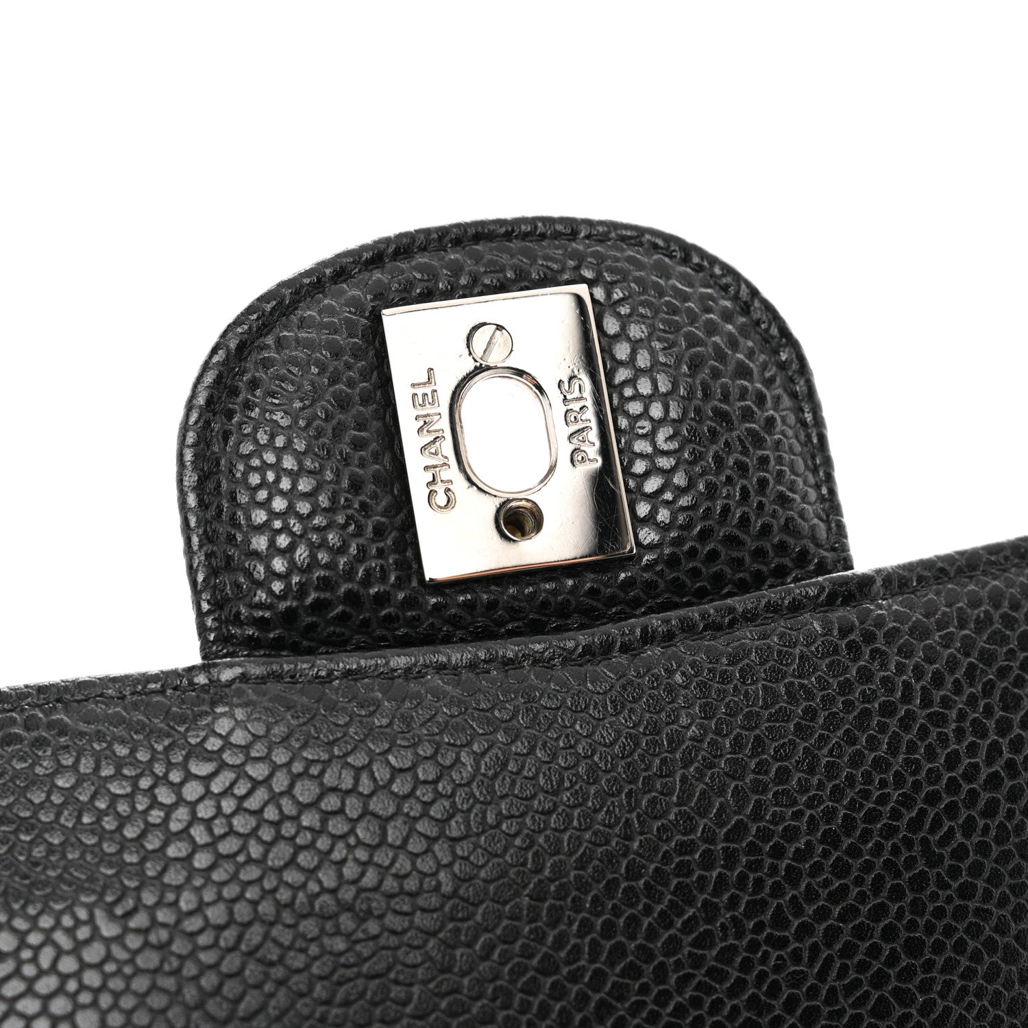 Chanel Caviar Quilted Medium Double Flap Black 13 of 14
