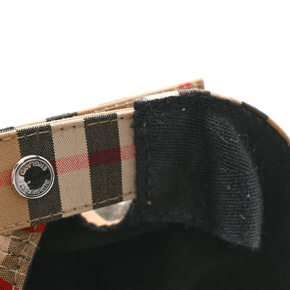 Burberry Cotton Vintage Check Monogram Baseball Hat S Archive Beige 10 of 10