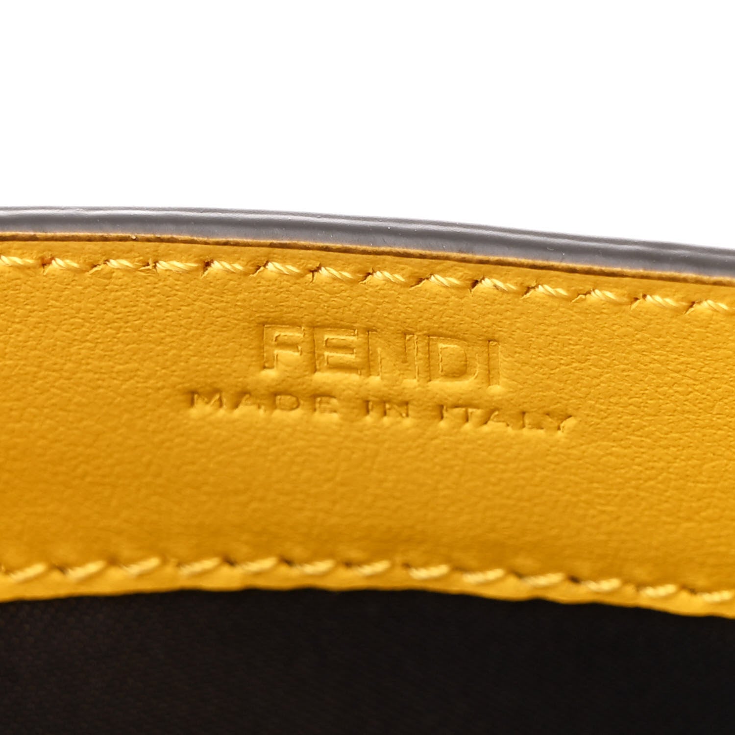 Fendi Vitello Cruise F is Fendi Bi-Color FF 1974 Embossed Continental Envelope Wallet On Chain Maya Black Sunflower 7 of 13