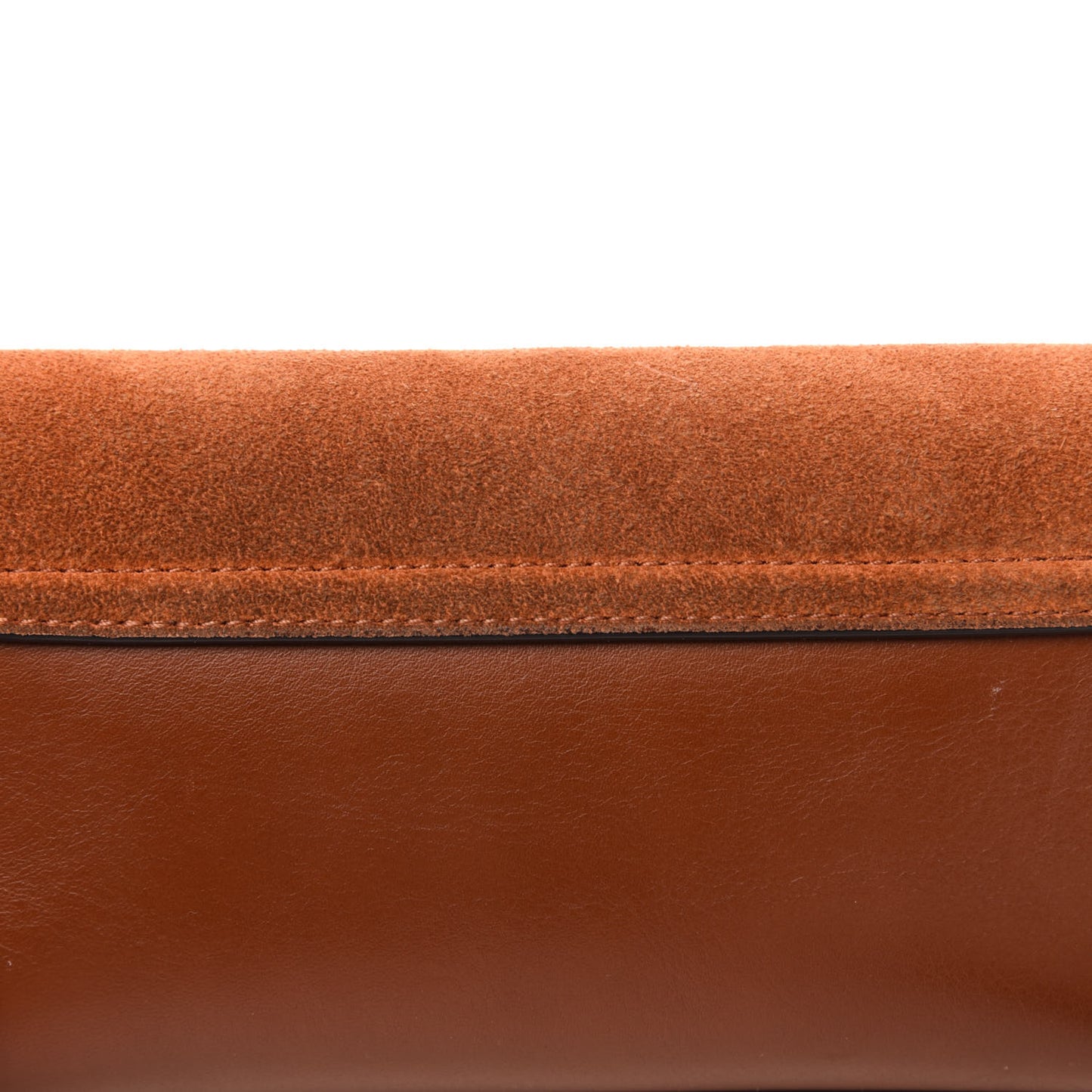 Suede Calfskin Mini Faye Shoulder Bag Tobacco