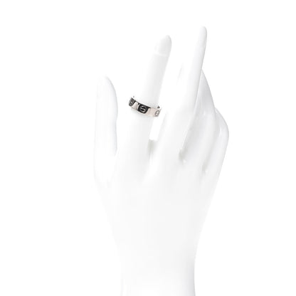 Cartier 18K White Gold 5.5mm LOVE Ring 54 6.75 2 of 5