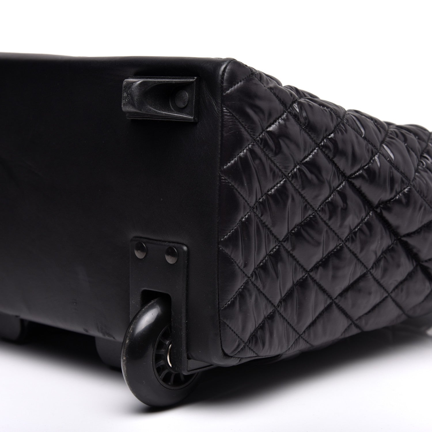 Chanel Nylon Quilted Coco Cocoon Trolley Black 9 of 17