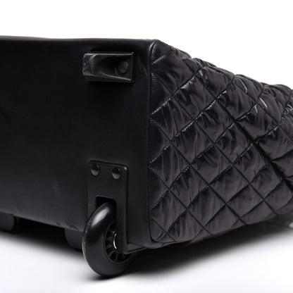 Chanel Nylon Quilted Coco Cocoon Trolley Black 9 of 17