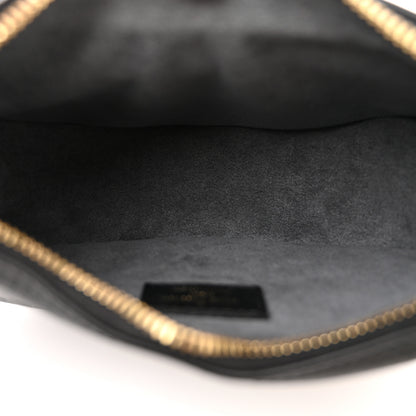 Louis Vuitton Calfskin Embossed Monogram Loop Black 5 of 9