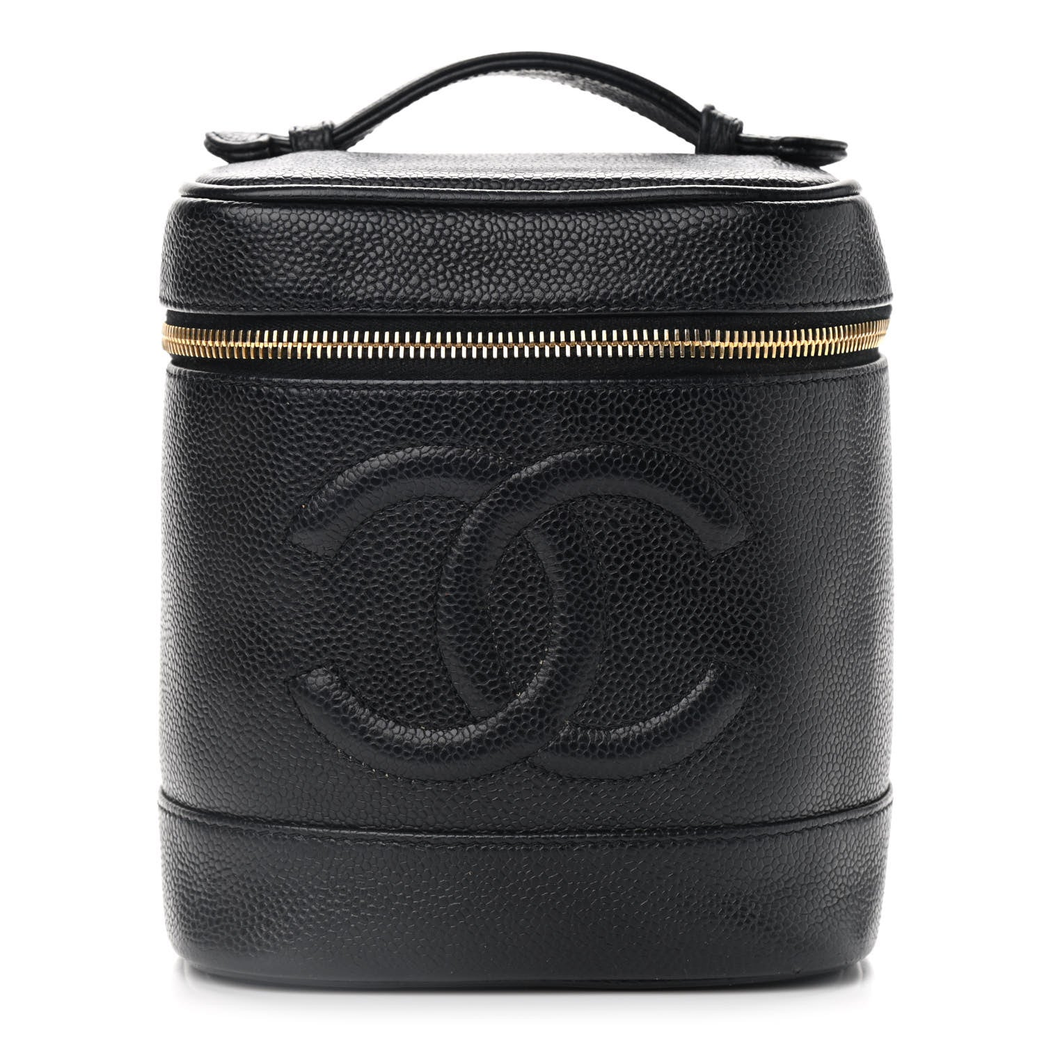 Chanel Caviar Vanity Cosmetic Case Black 1 of 14