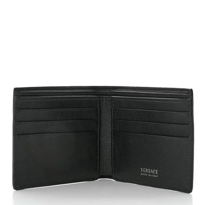 Versace Vitello Medusa Bi-Fold Wallet Black 5 of 8