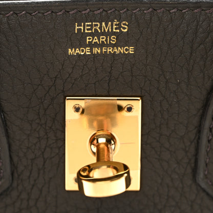 Hermes Togo Birkin 25 Eucalyptus 6 of 11