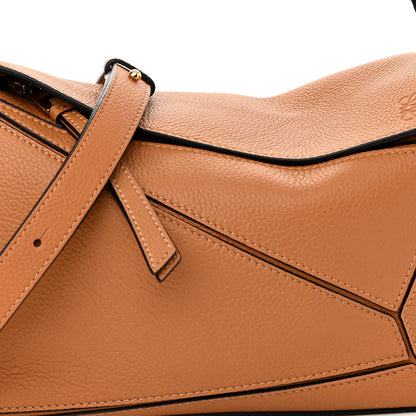 Loewe Soft Grained Calfskin Small Puzzle Bag Light Caramel 7 of 9