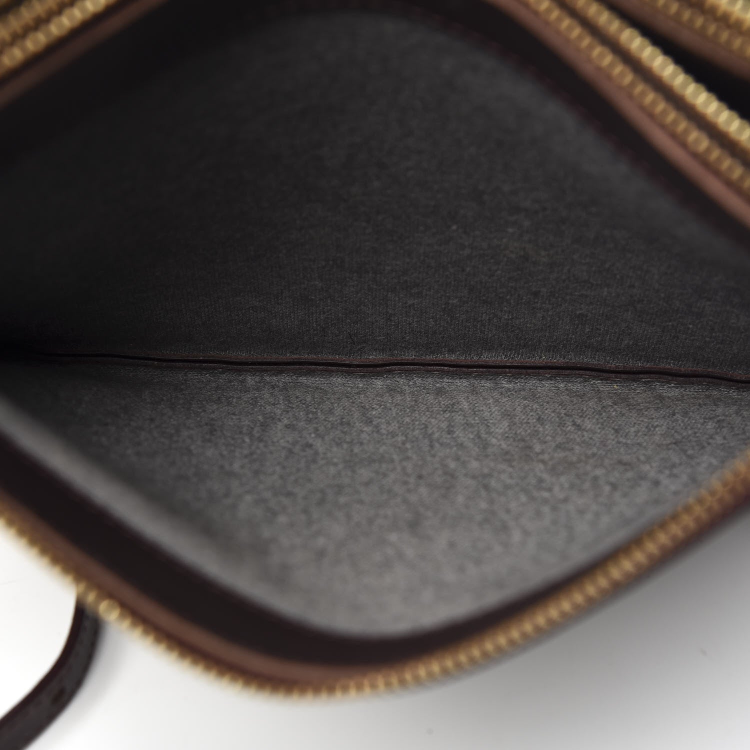 Celine Smooth Lambskin Small Trio Crossbody Bag Burgundy 6 of 11