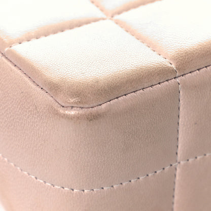 Chanel Lambskin Quilted Mini Chocolate Bar Camellia Flap Pink 9 of 15