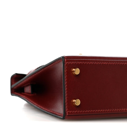 Hermes Box Mini Kelly Sellier 20 Rouge H 16 of 19