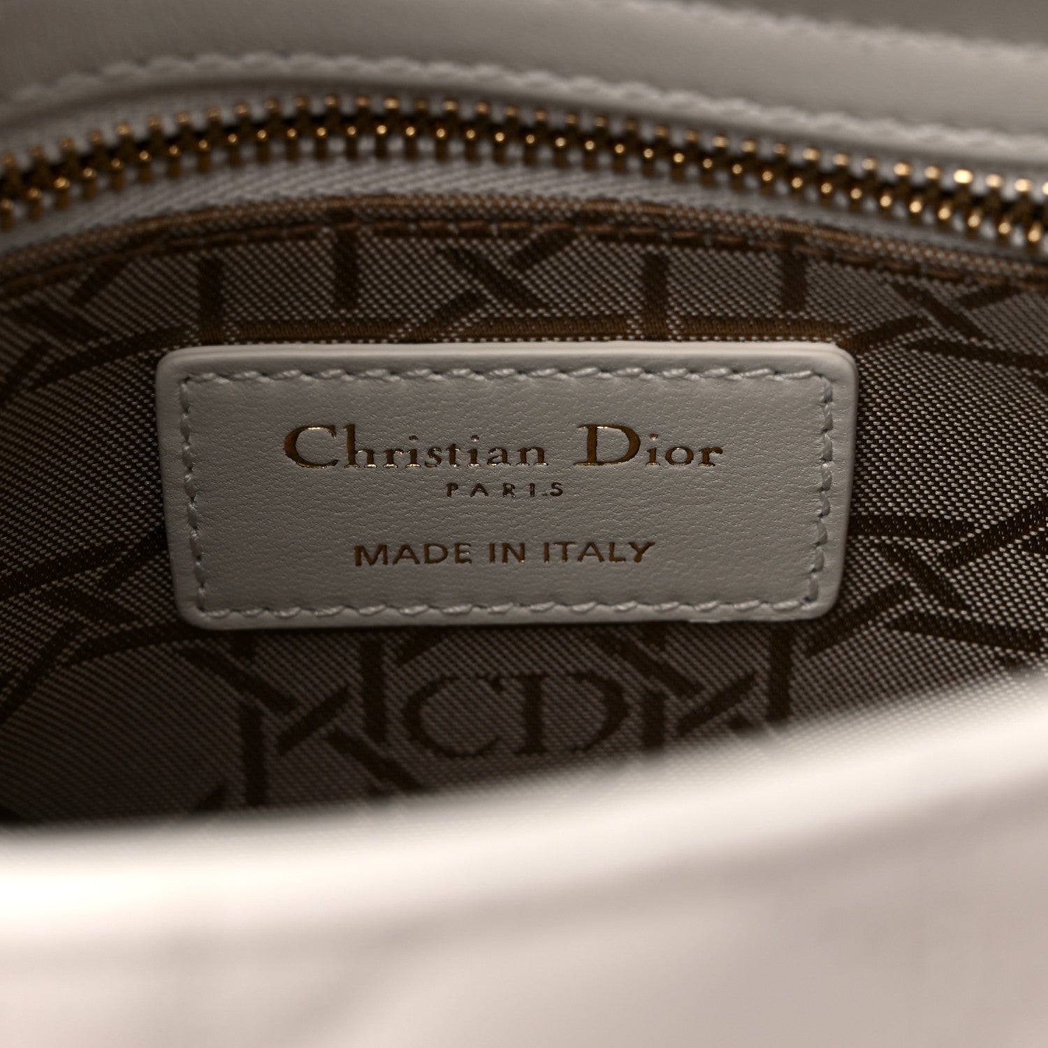 Christian Dior Lambskin Cannage Mini Lady Dior Off White 6 of 9
