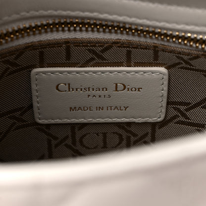 Christian Dior Lambskin Cannage Mini Lady Dior Off White 6 of 9