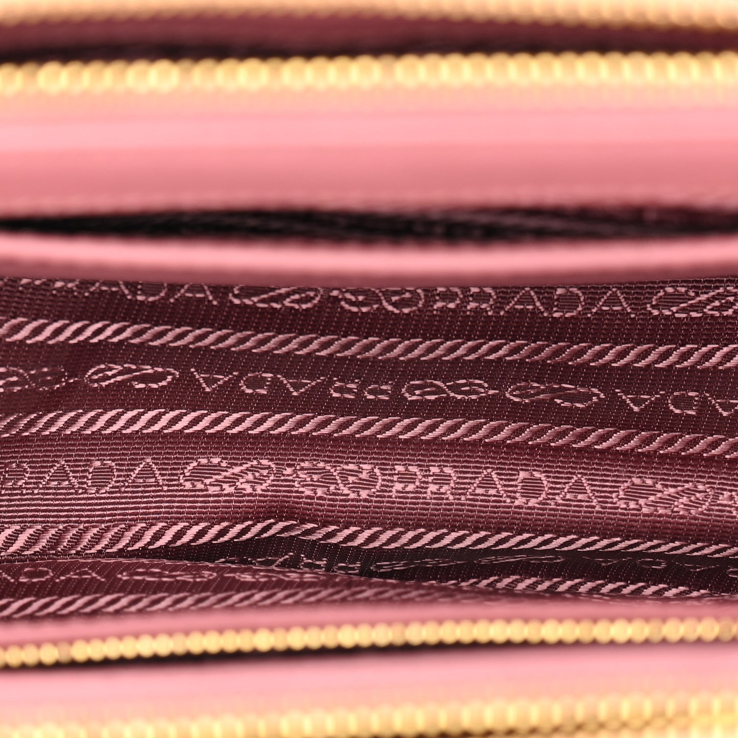 Saffiano Lux Micro Galleria Double Zip Tote Petalo