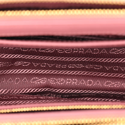 Prada Saffiano Lux Micro Galleria Double Zip Tote Petalo 4 of 8