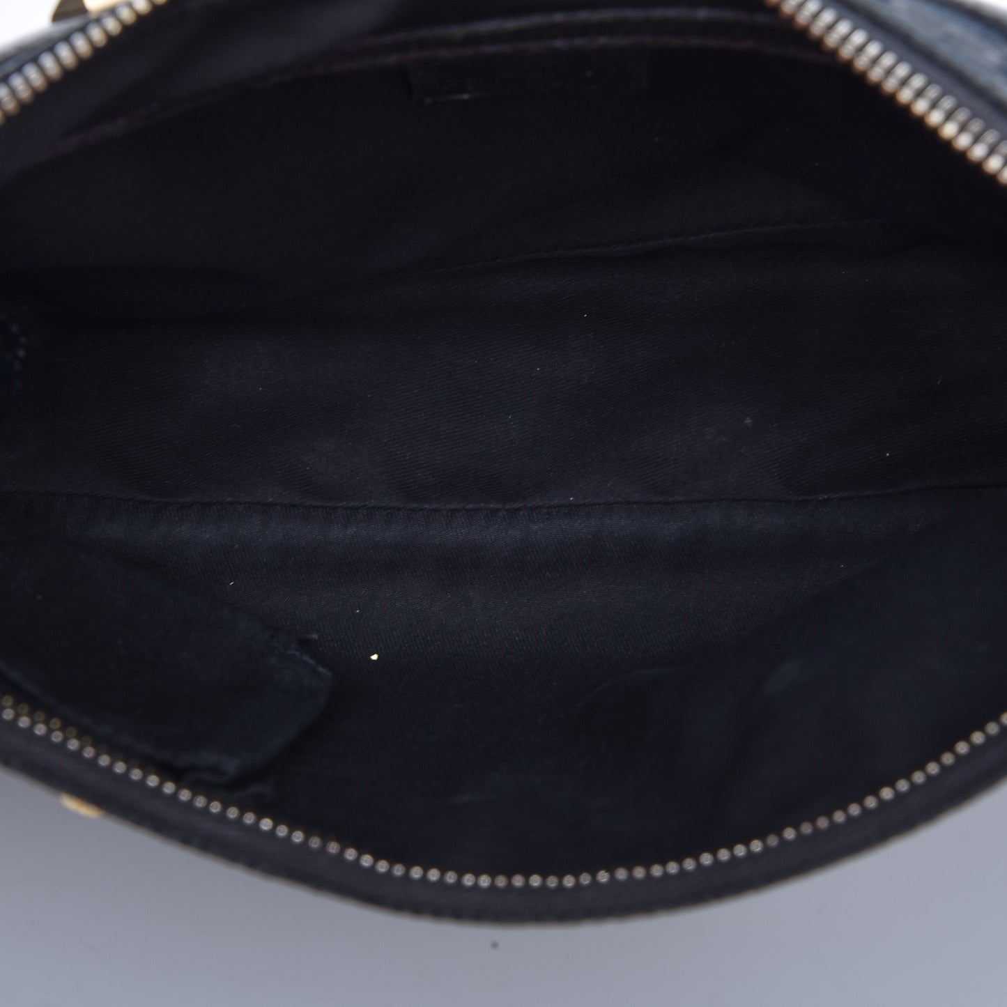 Monogram Anita Bamboo Top Handle Bag Black