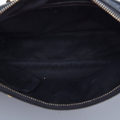 Gucci Monogram Anita Bamboo Top Handle Bag Black 5 of 8