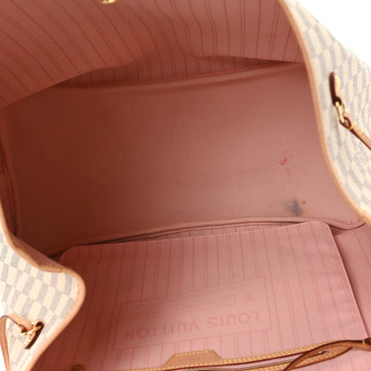 Louis Vuitton Damier Azur Neo Neverfull GM Rose Ballerine 6 of 13