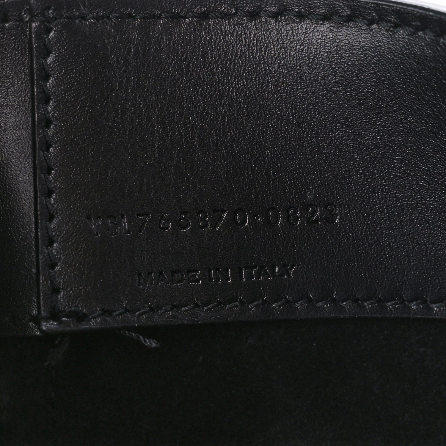 Saint Laurent Shiny Calfskin Le 37 Mini Bucket Bag Black 7 of 11