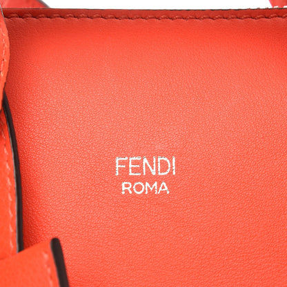 Fendi Vitello Dolce Mini By The Way Boston Bag Papavero 9 of 9