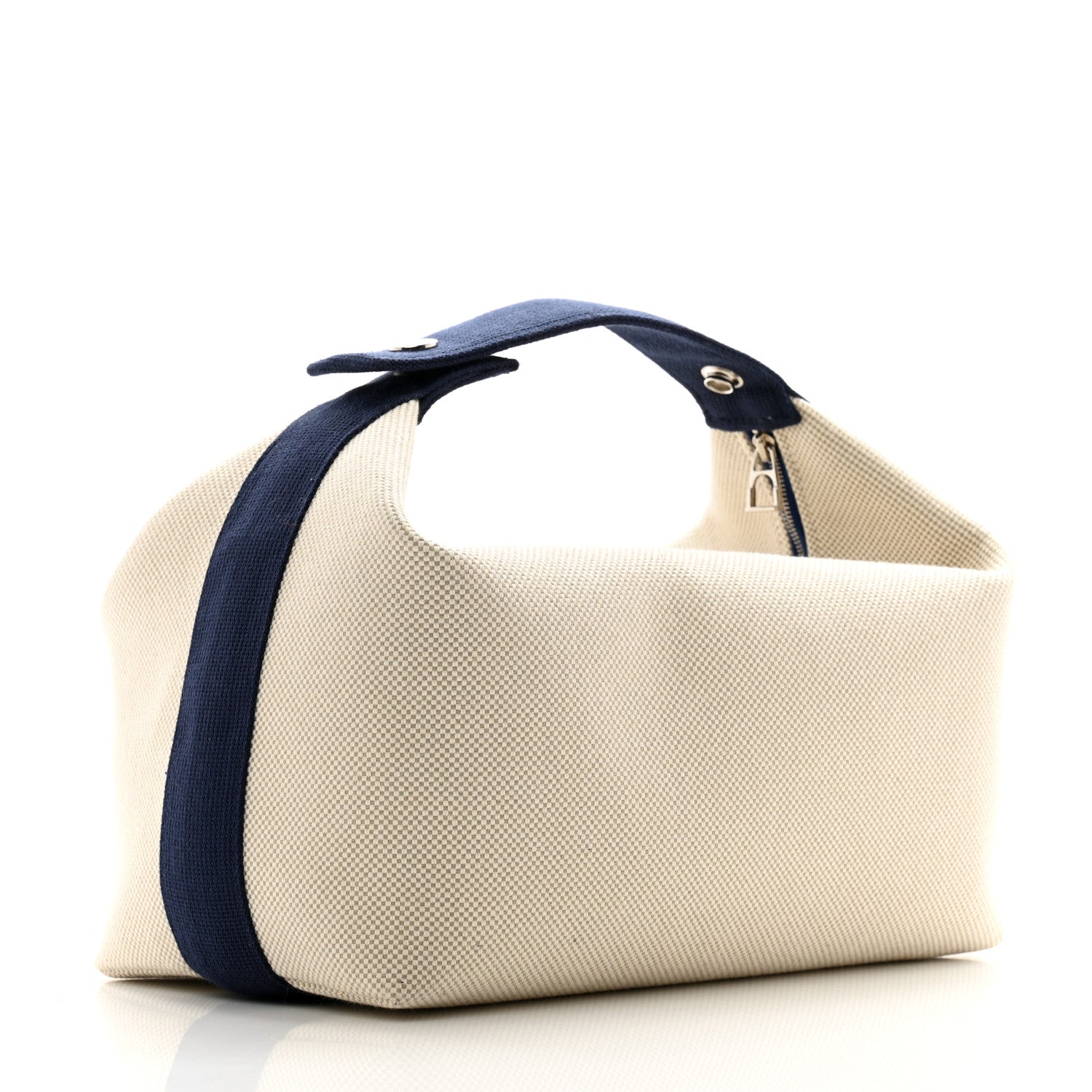 Hermes Canvas Large Bride-A-Brac Cabriole Case Gris Perle 3 of 8