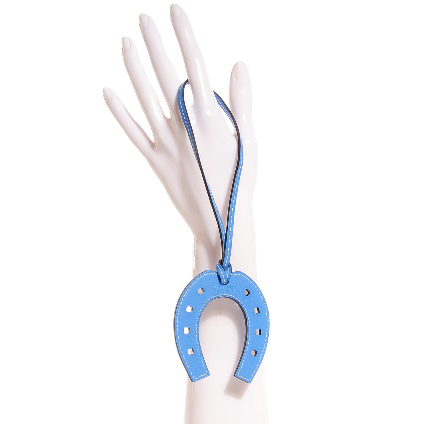 Swift Paddock Horseshoe Bag Charm Bleu Paradis