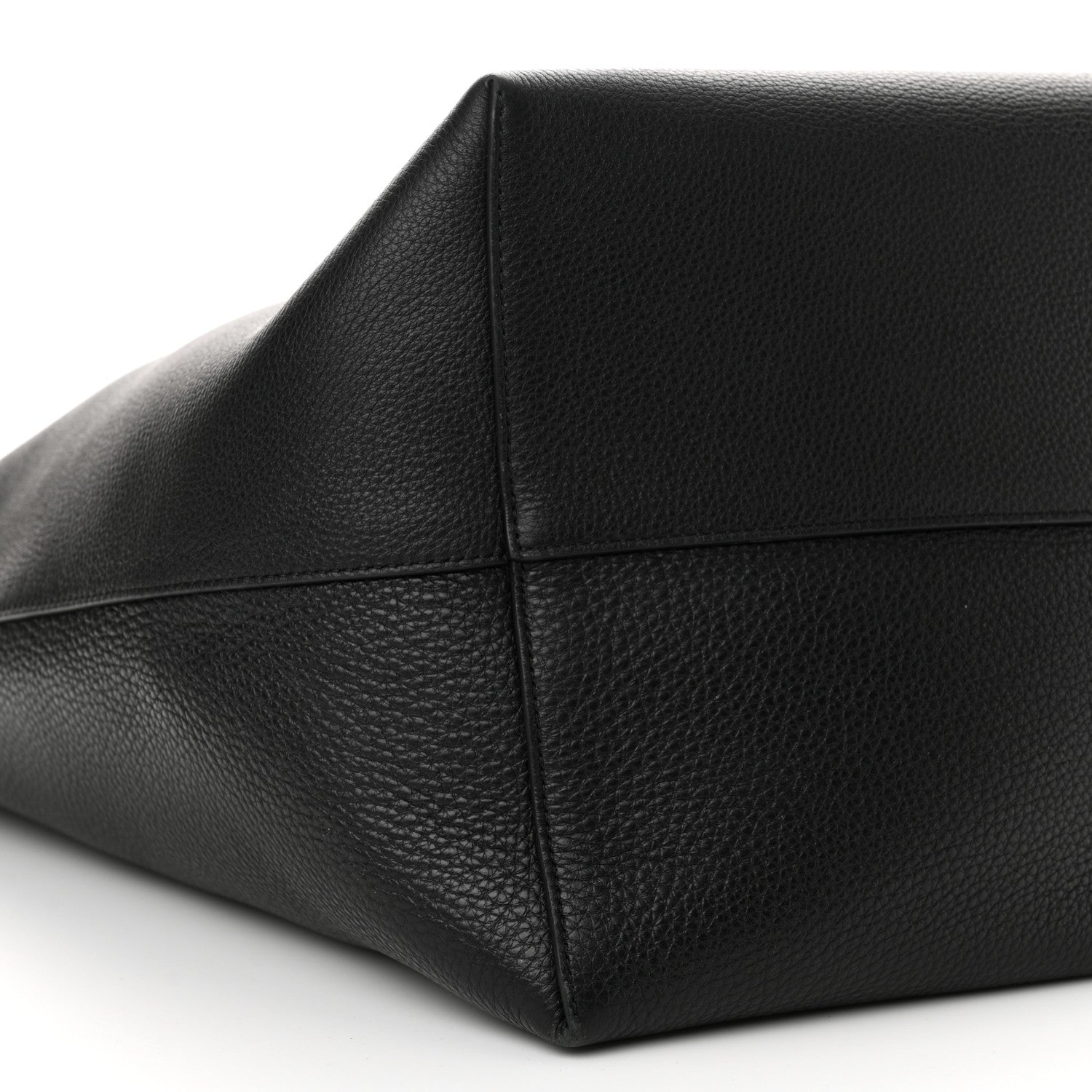 The Row Grained Calfskin Large N/S Park Tote Black 9 of 11