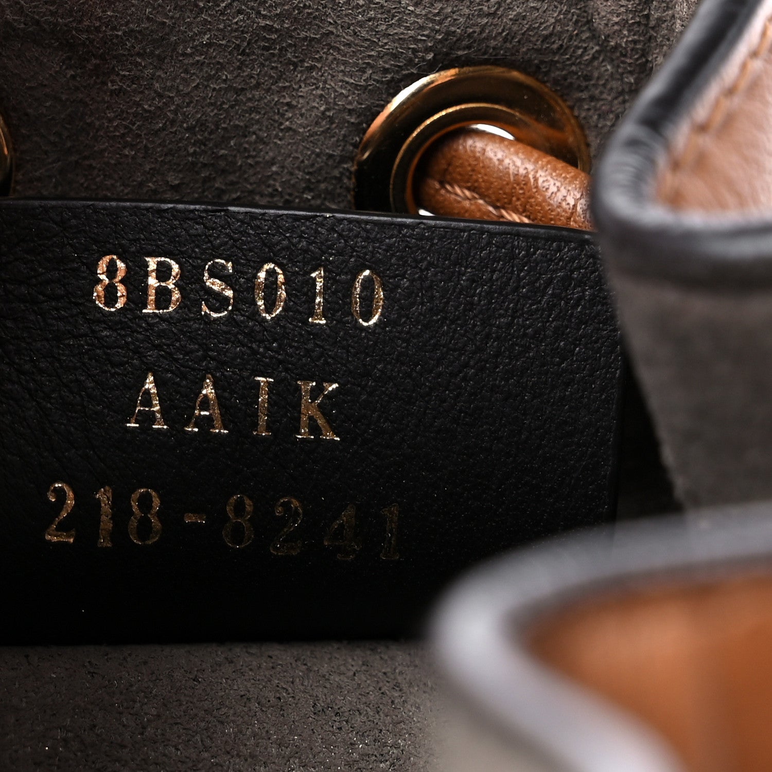 Fendi Vitello Cristallo Nature F is Fendi FF 1974 Embossed Mini Mon Tresor Bucket Bag Cuoio 7 of 10