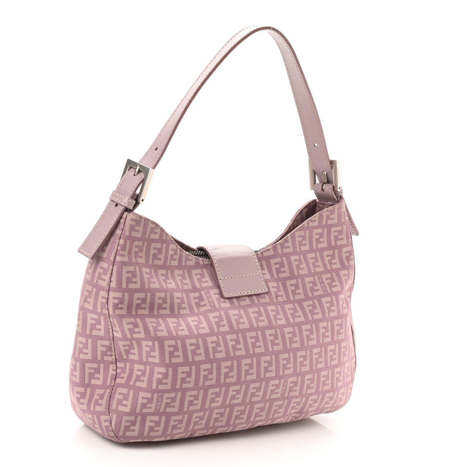 Fendi Zucchino Cuoio Hobo Lilla 3 of 10