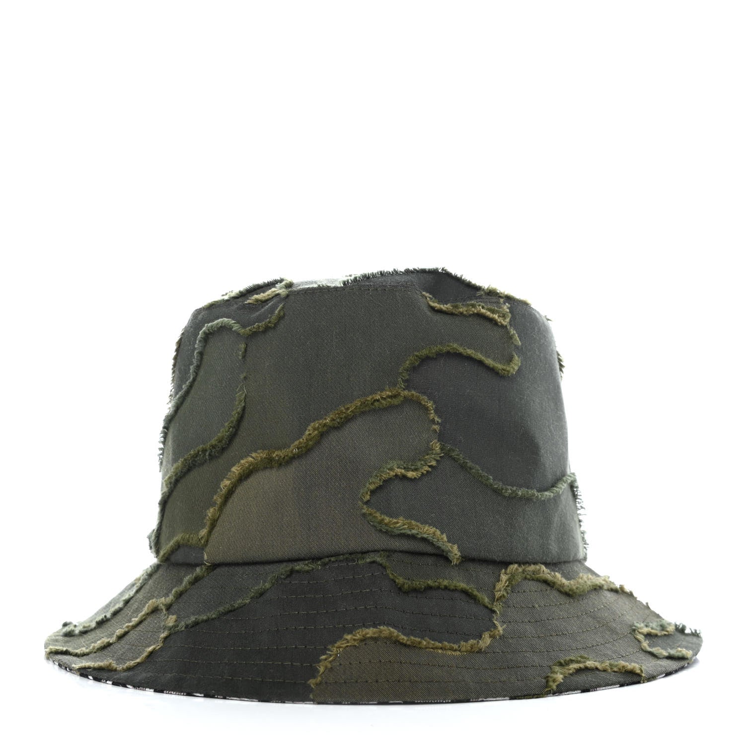 Christian Dior Camouflage Logo Bucket Hat 58 Green 1 of 4