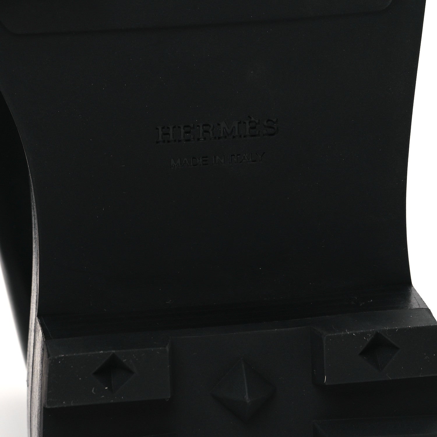 Hermes Glossed Calfskin Funk Ankle Boots 36 Black 6 of 9