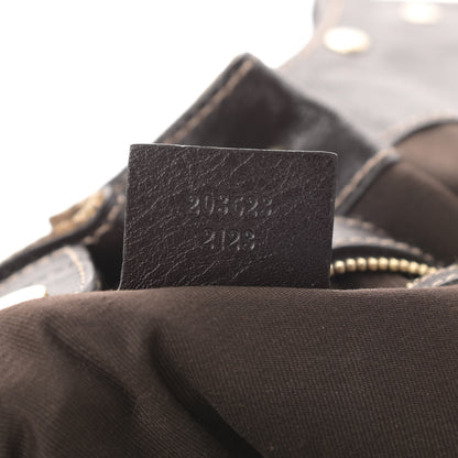 Gucci Monogram Studded Pelham Shoulder Bag Dark Brown 7 of 10