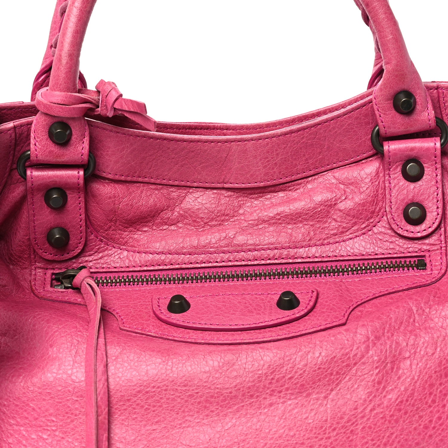 Balenciaga Agneau Classic Hardware Velo Cyclamen Fucsia 9 of 11