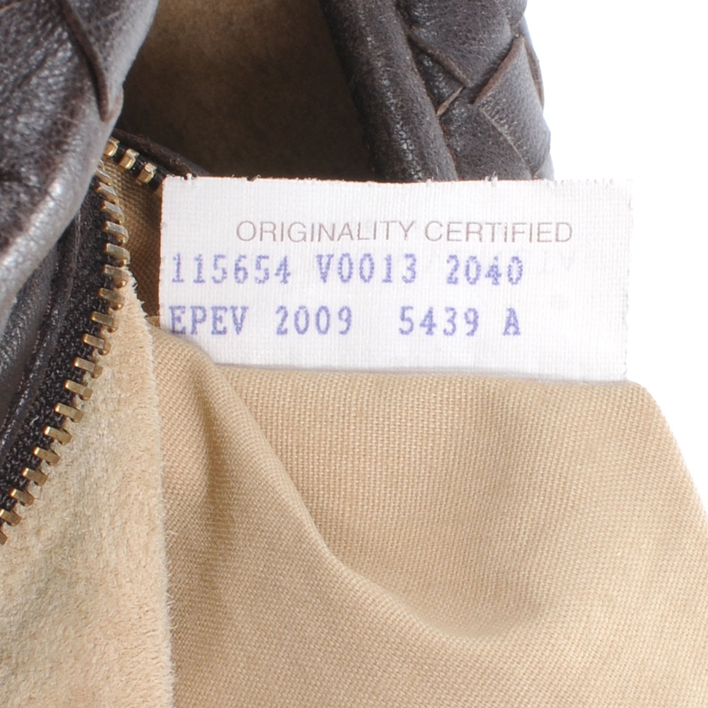 Nappa Intrecciato Large Veneta Hobo Ebano