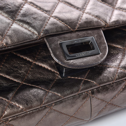Chanel Metallic Aged Calfskin Quilted 2.55 Reissue 227 Flap Bronze 13 of 23