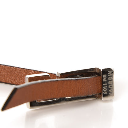 Louis Vuitton Leather Travel Key Bracelet Cognac 3 of 5