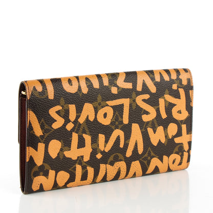 Louis Vuitton Monogram Graffiti Porte-Monnaie Wallet Peach 3 of 8