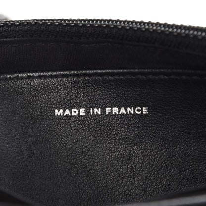 Chanel Caviar Half Moon Wallet On Chain WOC Black 7 of 8