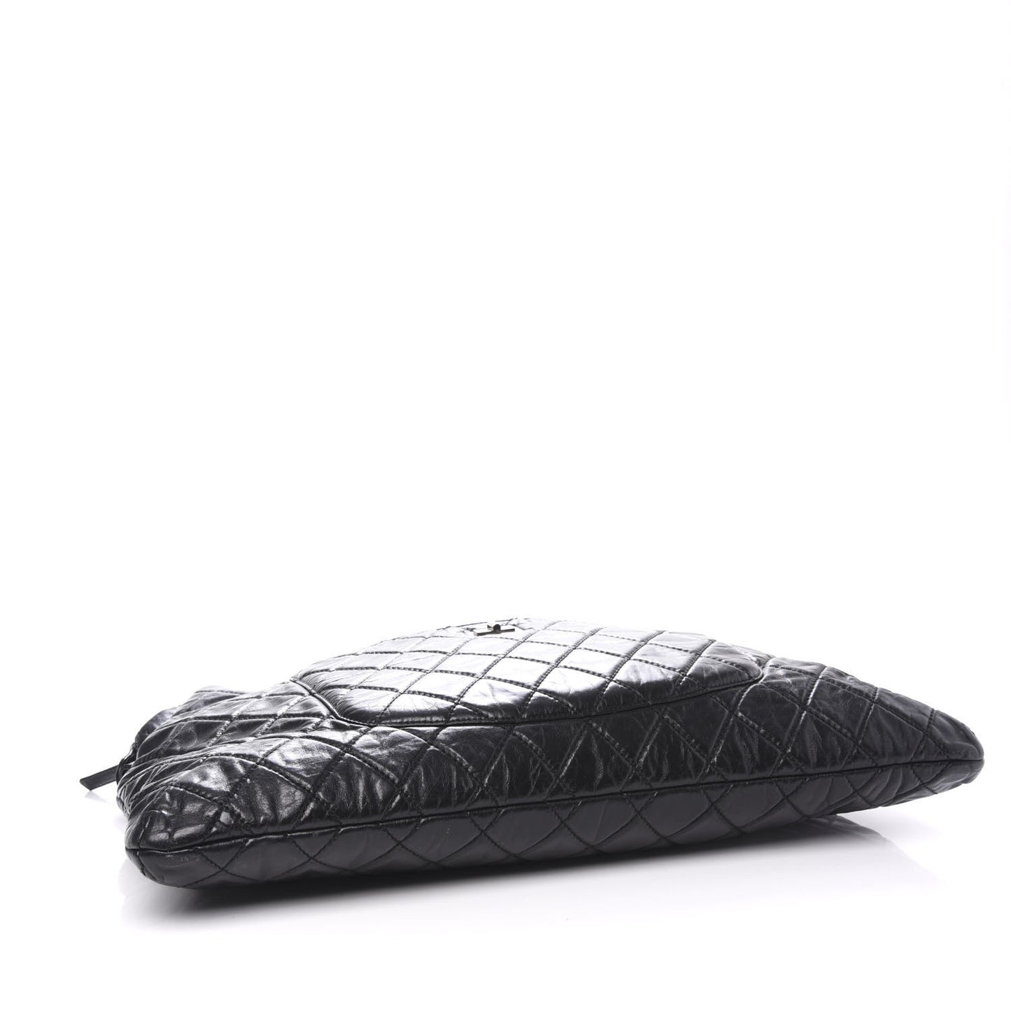 Aged Calfskin Oversized Reissue Overnight Tote Black