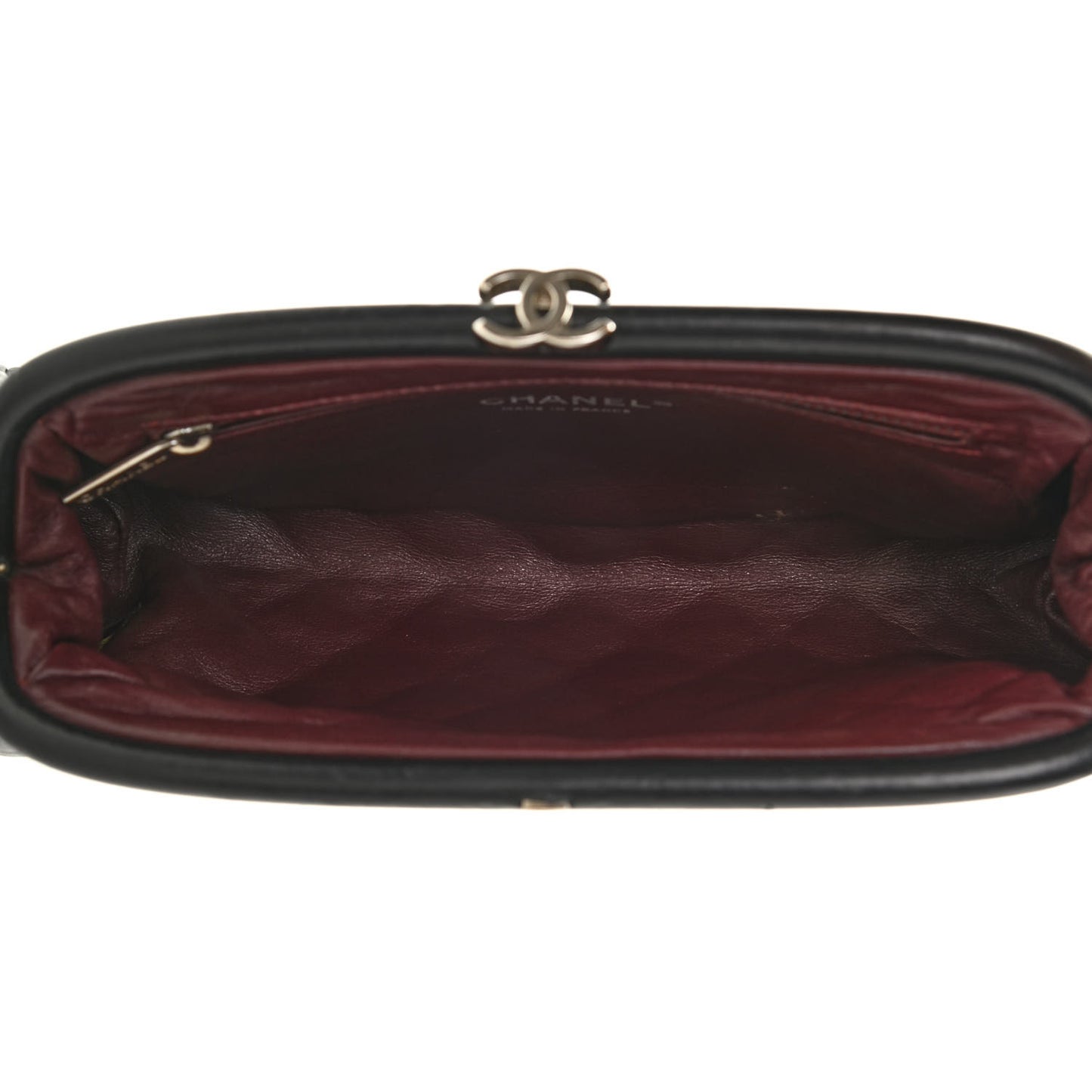 Lambskin Quilted Timeless Clutch Black