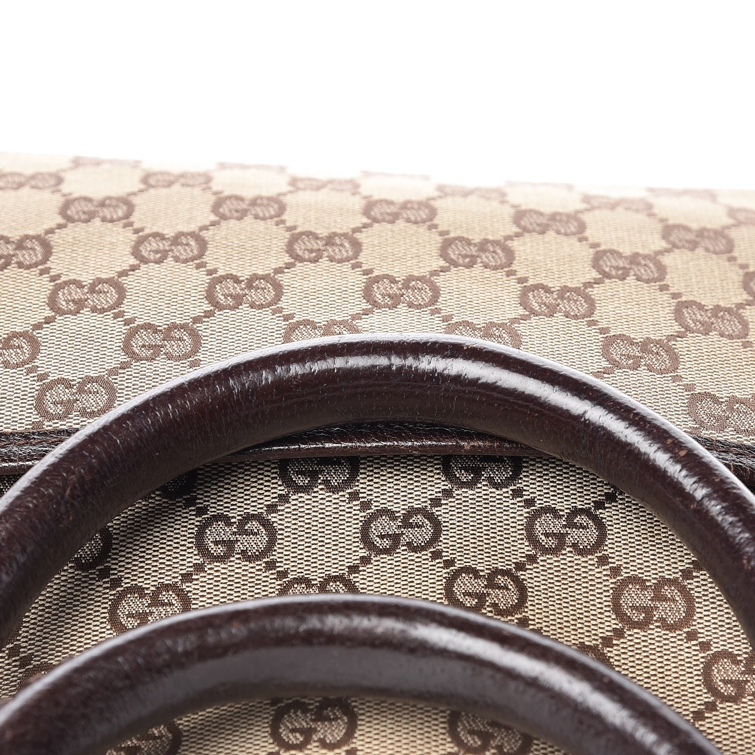 Gucci Monogram Shoulder Bag Brown 10 of 14