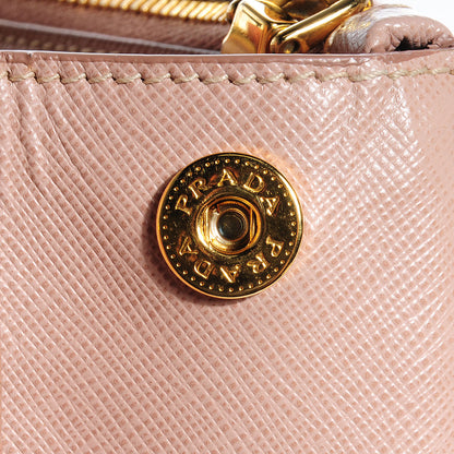 Prada Saffiano Lux Medium Double Zip Tote Cammeo 10 of 12
