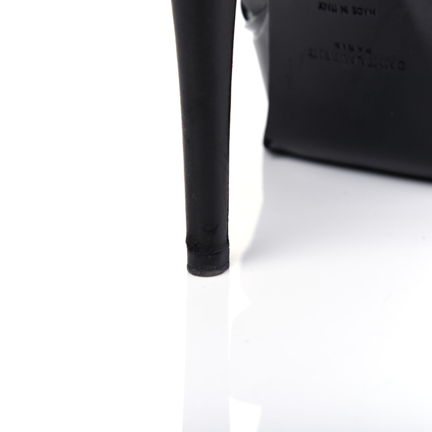 Saint Laurent Calfskin Tribute 105 Platform Sandals 38 Black 13 of 13