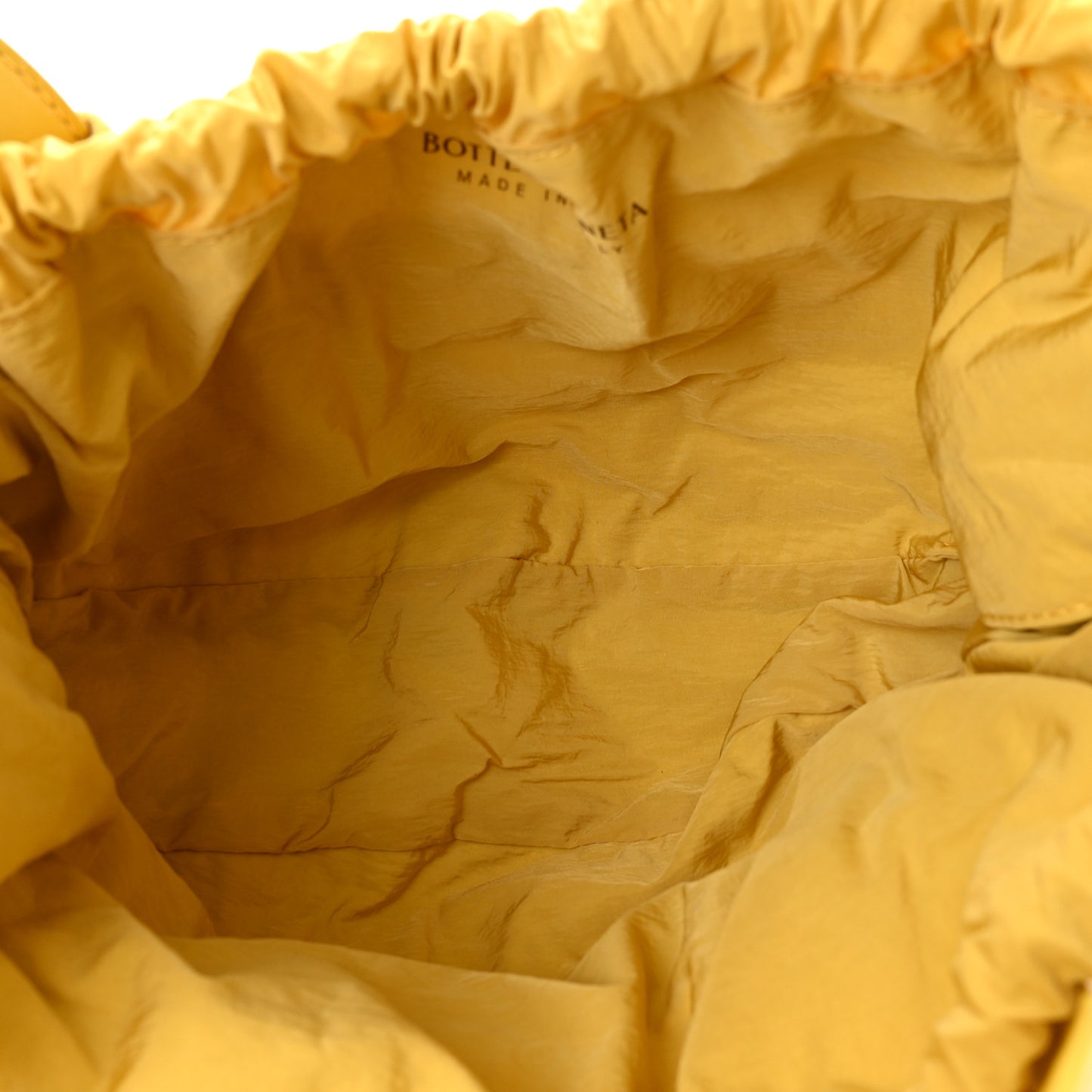French Calfskin Small Shell Bag Yellow