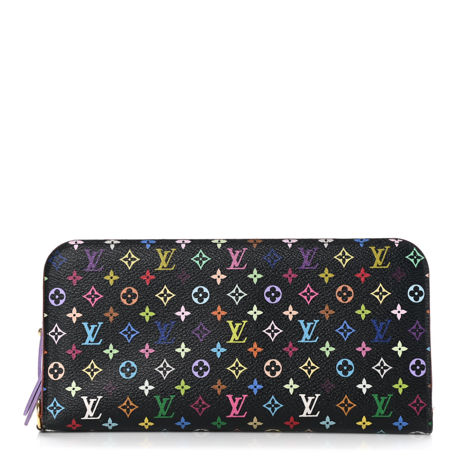 Louis Vuitton Monogram Multicolor Insolite Wallet Black Violet 1 of 11