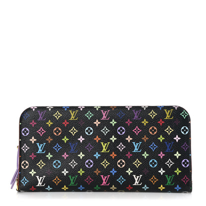 Louis Vuitton Monogram Multicolor Insolite Wallet Black Violet 1 of 11